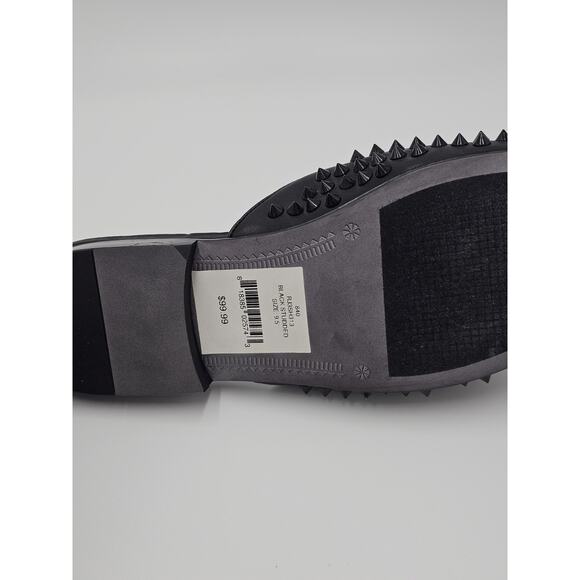 Saks Fifth Ave Rudy Studded Slides Mules Men’s 9.5 M Black NEW main image 10